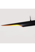 Lampa wisząca BLACK TUBE czarno złota 100 cm Step Into Design