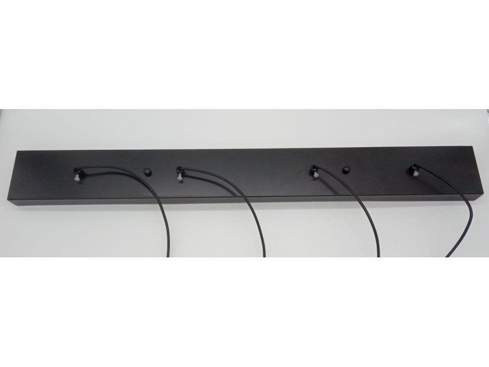 Lampa wisząca LINEA-4 LONG czarna 70 cm Step Into Design