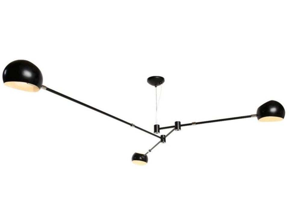 Lampa wisząca ASTRONOMY-3 czarna 175 cm Step Into Design