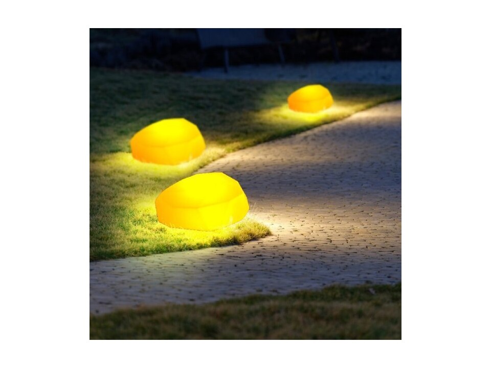Lampa ogrodowa kamień DIAMOND S LED RGBW 16 kolorów 27 cm Step Into Design