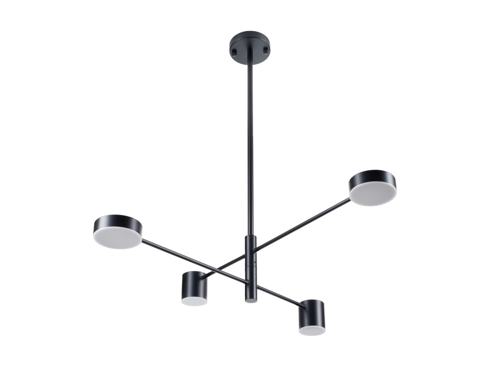 Lampa wisząca CLEX - 4P LED czarna 100 cm Step Into Design