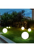 Lampa ogrodowa kula BALL M biała 40 cm Step Into Design