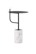 Lampa podłogowa ze stolikiem VINCENT czarna 146 cm Step Into Design