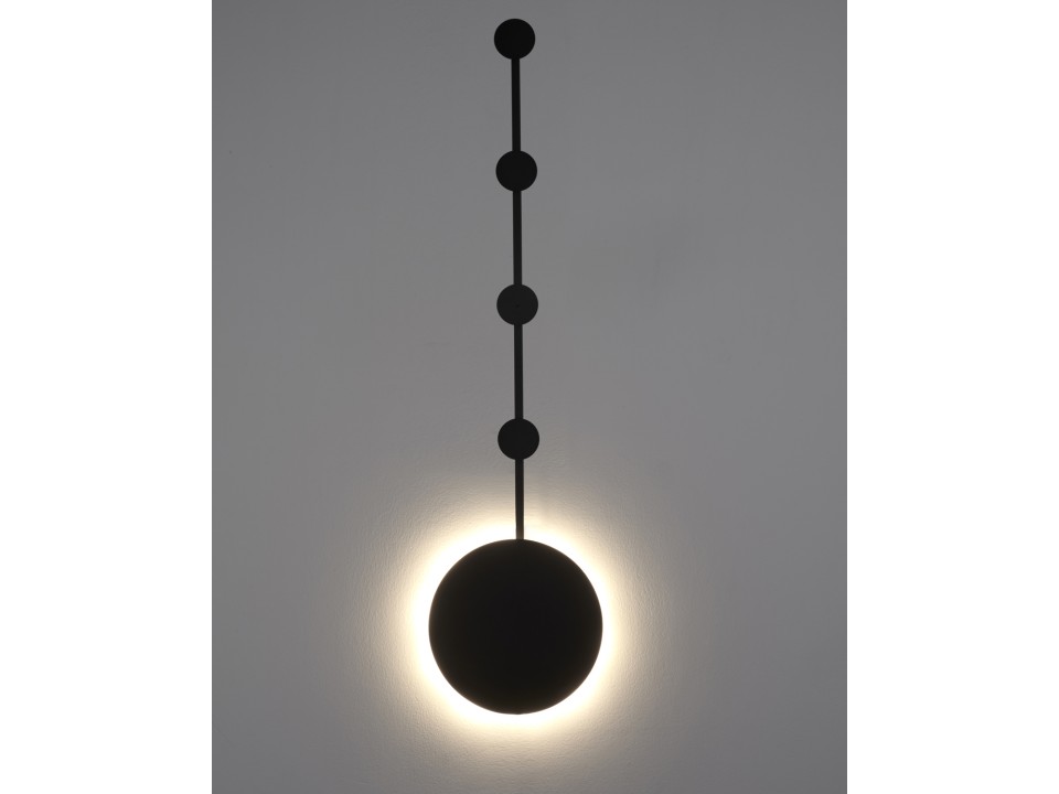 Lampa ścienna CLEX - 1 LED czarna 105 cm Step Into Design