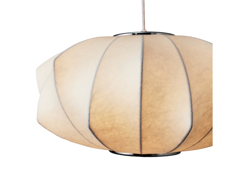 Lampa wisząca SILK V-shape biała 45 cm Step Into Design