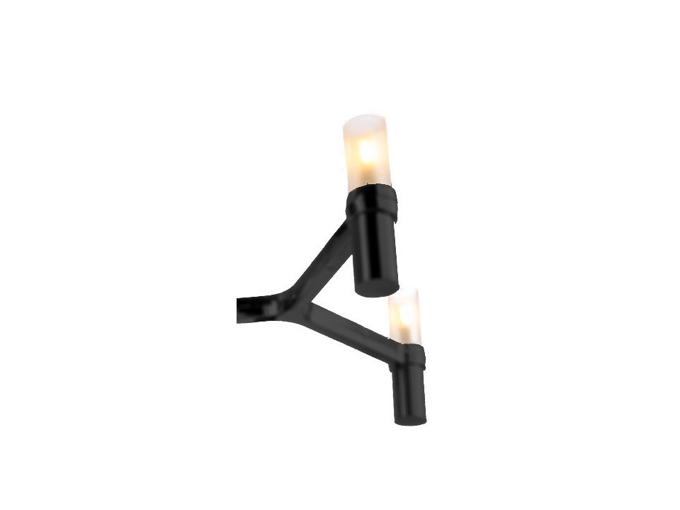 Lampa wisząca CANDLES-12B czarna 106 cm Step Into Design