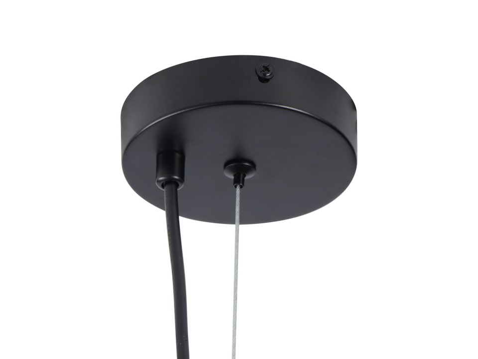 Lampa wisząca CORDA czarna 40 cm Step Into Design