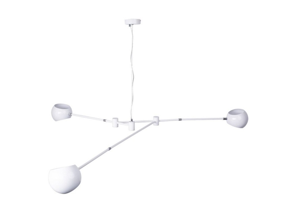 Lampa wisząca ASTRONOMY-3 biała 175 cm Step Into Design