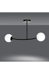 Lampa sufitowa HALLDOR 2 BLACK - Emibig