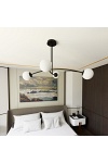 Lampa sufitowa HALLDOR 4 BLACK - Emibig