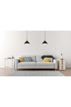 Lampa wisząca ROWEN 1 BLACK - Emibig