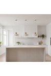 Lampa wisząca TORIN 1 WHITE - Emibig