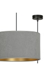 Lampa wisząca HILDE 1 BL GRAY - Emibig