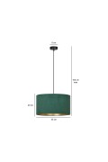 Lampa wisząca HILDE 1 BL GREEN