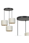 Lampa wisząca HILDE 3 BL PREMIUM WHITE - Emibig