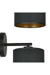 Kinkiet HILDE K1 BL BLACK - Emibig