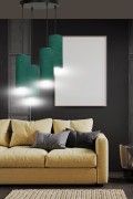 Lampa wisząca BENTE 4 BL PREMIUM GREEN