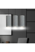 Lampa wisząca BENTE 3 BL GRAY