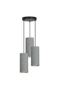 Lampa wisząca BENTE 3 BL PREMIUM GRAY