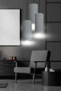 Lampa wisząca BENTE 3 BL PREMIUM GRAY