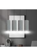 Lampa wisząca BENTE 4 BL GRAY