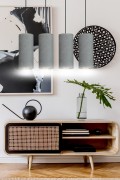 Lampa wisząca BENTE 4 BL GRAY