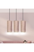 Lampa wisząca BENTE 3 BL ROSE