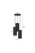 Lampa wisząca BENTE 3 BL PREMIUM BLACK