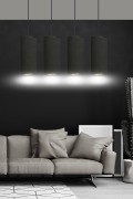 Lampa wisząca BENTE 4 BL BLACK