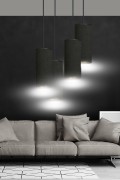 Lampa wisząca BENTE 4 BL PREMIUM BLACK