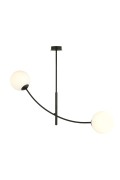 Lampa sufitowa HUNTER 2 BLACK/OPAL