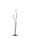 Lampa podłogowa HUNTER LP3 BLACK/OPAL - Emibig