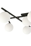 Lampa sufitowa SMART 4 BLACK/OPAL - Emibig