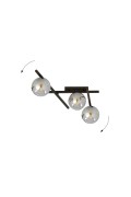 Lampa sufitowa SMART 3 BLACK/GRAFIT