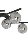 Lampa sufitowa SMART 4 BLACK/GRAFIT - Emibig