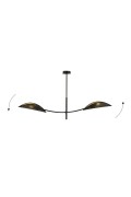 Lampa sufitowa LOTUS 2 BLACK/GOLD