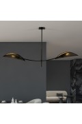 Lampa sufitowa LOTUS 2 BLACK/GOLD