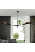 Lampa sufitowa LOTUS 2 BLACK/GOLD