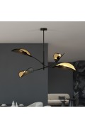 Lampa sufitowa LOTUS 4 BLACK/GOLD