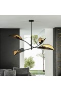 Lampa sufitowa LOTUS 4 BLACK/GOLD