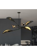 Lampa sufitowa LOTUS 6 BLACK/GOLD