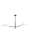 Lampa sufitowa LOTUS 2 WHITE/GOLD - Emibig