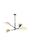 Lampa sufitowa LOTUS 4 WHITE/GOLD - Emibig