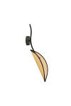 Kinkiet LOTUS K1 BLACK/RATTAN - Emibig