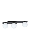 Lampa sufitowa PLAZA 3 BLACK/OPAL - Emibig