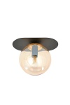 Lampa sufitowa PLAZA 1 BLACK/MIODOWY - Emibig