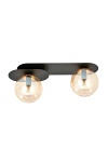 Lampa sufitowa PLAZA 2 BLACK/MIODOWY - Emibig