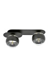 Lampa sufitowa PLAZA 2 BLACK/STRIPE - Emibig