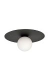 Lampa sufitowa SOLAR 1 BLACK/OPAL - Emibig