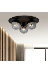 Lampa sufitowa SOLAR 3 BLACK/GRAFIT - Emibig